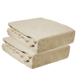 Spannbettlaken Winter Teddy Plüsch Samt Cashmere Fleece 90x200cm - 100x200cm