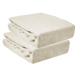 Spannbettlaken Winter Teddy Plüsch Samt Cashmere Fleece 90x200cm - 100x200cm
