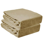Spannbettlaken Winter Teddy Plüsch Samt Cashmere Fleece 90x200cm - 100x200cm