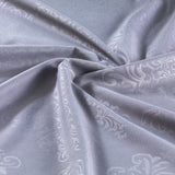 Mikrofaser Bettwäsche Ornamente Grau 135x200 80x80cm
