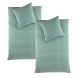 Hochwertige Musselin Bettwäsche Baumwolle 135x200 80x80cm Hellgrün