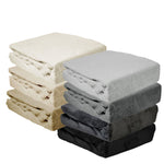 Spannbettlaken Winter Teddy Plüsch Samt Cashmere Fleece 90x200cm - 100x200cm