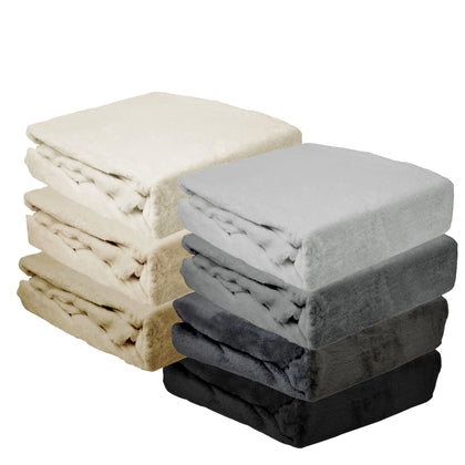 Spannbettlaken Winter Teddy Plüsch Samt Cashmere Fleece 140 x 200cm