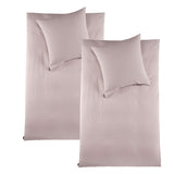 Hochwertige Musselin Bettwäsche Baumwolle 135x200 80x80cm Rosa