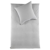 Hochwertige Musselin Bettwäsche Baumwolle 135x200 80x80cm Hellgrau