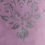 Mikrofaser Bettwäsche Ornamente Glitzer 135x200 80x80 Set 2tlg. 4tlg. Weiß Flieder Blau