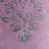 Mikrofaser Bettwäsche Ornamente Glitzer 135x200 80x80 Set 2tlg. 4tlg. Weiß Flieder Blau