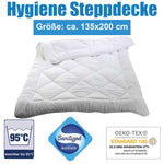 Bettdecke Steppbett Sanitized Hygiene 135x200cm Kochfest Antibakteriell Hotel Pension